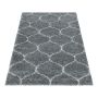 Salsa Shaggy vloerkleed hoogpolig rechthoek 200x290cm grijs
