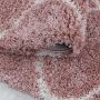 Salsa Shaggy vloerkleed hoogpolig rechthoek 120x170cm roos