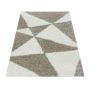 Tango Shaggy vloerkleed hoogpolig rechthoek 240x340cm beige