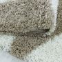 Tango Shaggy vloerkleed hoogpolig rechthoek 240x340cm beige