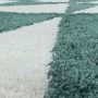 Tango Shaggy vloerkleed hoogpolig rond Ø 200cm blauw