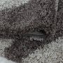 Tango Shaggy vloerkleed hoogpolig rechthoek 240x340cm taupe