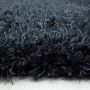Brilliant Shaggy vloerkleed hoogpolig rechthoek 60x110cm zwart