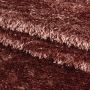 Brilliant Shaggy vloerkleed hoogpolig rechthoek 120x170cm koper