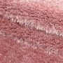 Brilliant Shaggy vloerkleed hoogpolig rechthoek 80x150cm roos