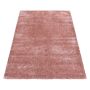 Brilliant Shaggy vloerkleed hoogpolig rechthoek 280x370cm roos
