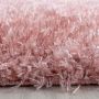 Brilliant Shaggy vloerkleed hoogpolig rechthoek 280x370cm roos