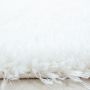 Brilliant Shaggy vloerkleed hoogpolig rechthoek 80x150cm sneeuw