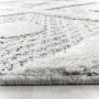 Pisa Rheng vloerkleed hoogpolig rechthoek 240x340cm grijs