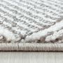 Royal Hexagon vloerkleed laagpolig rechthoek 120x170cm beige