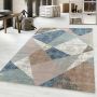 Royal Origami vloerkleed laagpolig loper 80x250cm multikleur