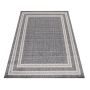Aruba Meydan buitenkleed platgeweven rechthoek 160x230cm jute grijs
