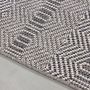 Aruba Frequen buitenkleed platgeweven rechthoek 60x100cm grijs