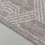 Aruba Weft buitenkleed platgeweven rechthoek 80x150cm grijs