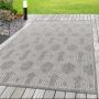 Aruba Weft buitenkleed platgeweven rechthoek 120x170cm grijs