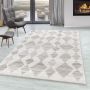 Taznaxt Fas vloerkleed laagpolig rechthoek 240x340cm crème