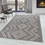 Taznaxt Berber vloerkleed laagpolig rechthoek 140x200cm zwart
