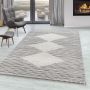 Taznaxt Jamila vloerkleed laagpolig rechthoek 120x170cm crème