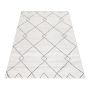 Taznaxt Haki vloerkleed laagpolig rechthoek 80x150cm crème