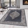 Fiesta Nouristan antislip vloerkleed platgeweven rechthoek 200x290cm zwart