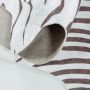 Etosha Zebra antislip vloerkleed platgeweven rechthoek 100x135cm imitatie dierenhuid bruin