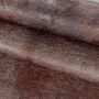 Etosha Koe antislip vloerkleed platgeweven rechthoek 100x135cm imitatie dierenhuid bruin
