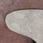Etosha Koe antislip vloerkleed platgeweven rechthoek 150x200cm imitatie dierenhuid bruin