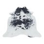 Etosha Holstein antislip vloerkleed platgeweven rechthoek 150x200cm imitatie dierenhuid zwart