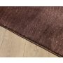 Catwalk antislip vloerkleed laagpolig rond Ø 80cm bruin