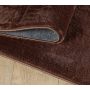 Catwalk antislip vloerkleed laagpolig rond Ø 80cm bruin