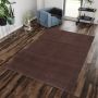 Catwalk antislip vloerkleed laagpolig loper 80x250cm bruin