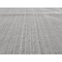 Catwalk antislip vloerkleed laagpolig rechthoek 60x100cm zilverkleur