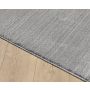 Catwalk antislip vloerkleed laagpolig rechthoek 60x100cm zilverkleur