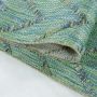 Bahama Wavy buitenkleed hoog-laagpolig rechthoek 200x290cm groen
