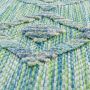 Bahama Wavy buitenkleed hoog-laagpolig rechthoek 200x290cm groen