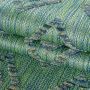Bahama Wavy buitenkleed hoog-laagpolig rechthoek 200x290cm groen