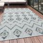 Bahama Wavy buitenkleed hoog-laagpolig rechthoek 200x290cm multikleur