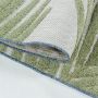 Bahama Palm buitenkleed hoog-laagpolig rechthoek 140x200cm groen