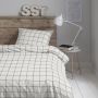 Cinderella Kody 1-persoons dekbedovertrekset 135x200cm flanel gebroken wit