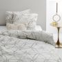 Cinderella Isolde 1-persoons dekbedovertrekset 140x220cm katoen gebroken wit
