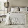 Damai Ebba 2-persoons dekbedovertrekset 200x220cm bio katoen beige