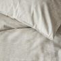 Damai Ebba 2-persoons dekbedovertrekset 200x220cm bio katoen beige