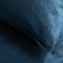 Damai Groove 1-persoons dekbedovertrekset 155x220cm flanel indigo