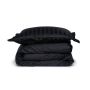 Damai Linea Lits-jumeaux XL dekbedovertrekset 260x220cm satijn onyx zwart