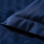 Damai Linea 1-persoons dekbedovertrekset 155x220cm satijn indigo