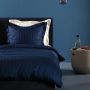 Damai Linea 1-persoons dekbedovertrekset 155x220cm satijn indigo