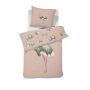 Damai Sloane 1-persoons dekbedovertrekset 140x220cm katoen roze