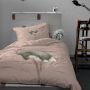 Damai Sloane 1-persoons dekbedovertrekset 135x200cm katoen roze