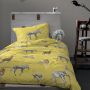 Damai Sonny 1-persoons dekbedovertrekset 140x220cm katoen geel