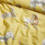 Damai Sonny 1-persoons dekbedovertrekset 140x220cm katoen geel